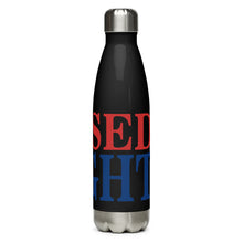 Load image into Gallery viewer, Raised Right Black Tumbler Bottle