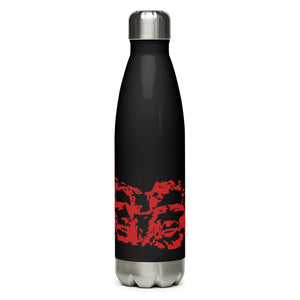 Red Mount Rushmore Black Tumbler Bottle