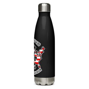 Red White and Blue Our Rights Don't End Black Tumbler Bottle