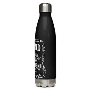 Second Amendment Whiskey Black Tumbler Bottle