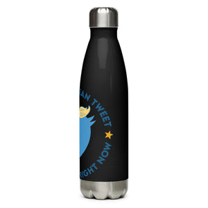 Trump Twitter Black Tumbler Bottle