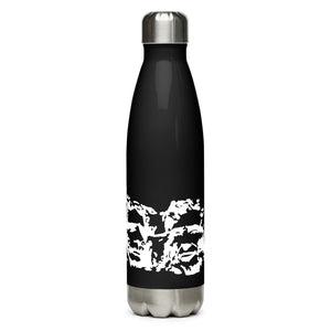 White Mount Rushmore Black Tumbler Bottle