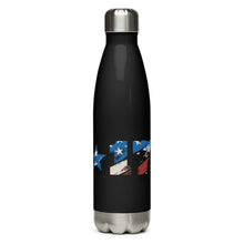 Load image into Gallery viewer, American Flag 1776 Black Tumbler Bottle