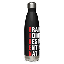 Load image into Gallery viewer, B.I.D.E.N. Black Tumbler Bottle