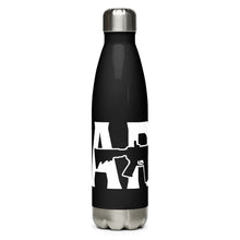 Load image into Gallery viewer, Black &amp; White AR15 Gun Black Tumbler Bottle