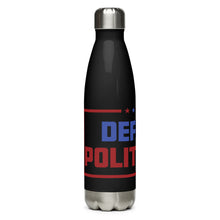 Load image into Gallery viewer, Defund Politicians Black Tumbler Bottle
