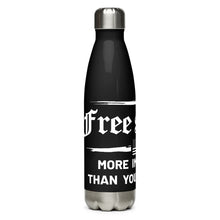Load image into Gallery viewer, Free Speech Black Tumbler Bottle