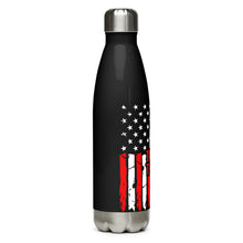 Load image into Gallery viewer, I Stand for The Flag Black Tumbler Bottle