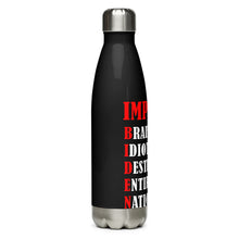 Load image into Gallery viewer, Impeach B.I.D.E.N. Black Tumbler Bottle