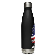 Load image into Gallery viewer, Made in America Black Tumbler Bottle