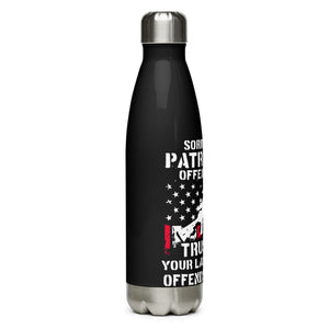 Patriotism Black Tumbler Bottle