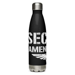 Second Amendment Black Tumbler Bottle