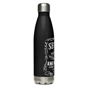 Second Amendment Whiskey Black Tumbler Bottle