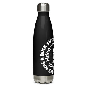 There Once Was a Time Black Tumbler Bottle