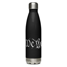 Load image into Gallery viewer, We The People Black Tumbler Bottle