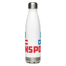Load image into Gallery viewer, Red White and Blue Defund Politicians White Tumbler Bottle