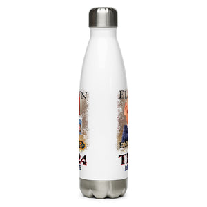 Elect A Clown White Tumbler Bottle