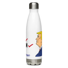 Load image into Gallery viewer, White, Straight, Republican, Male White Tumbler Bottle