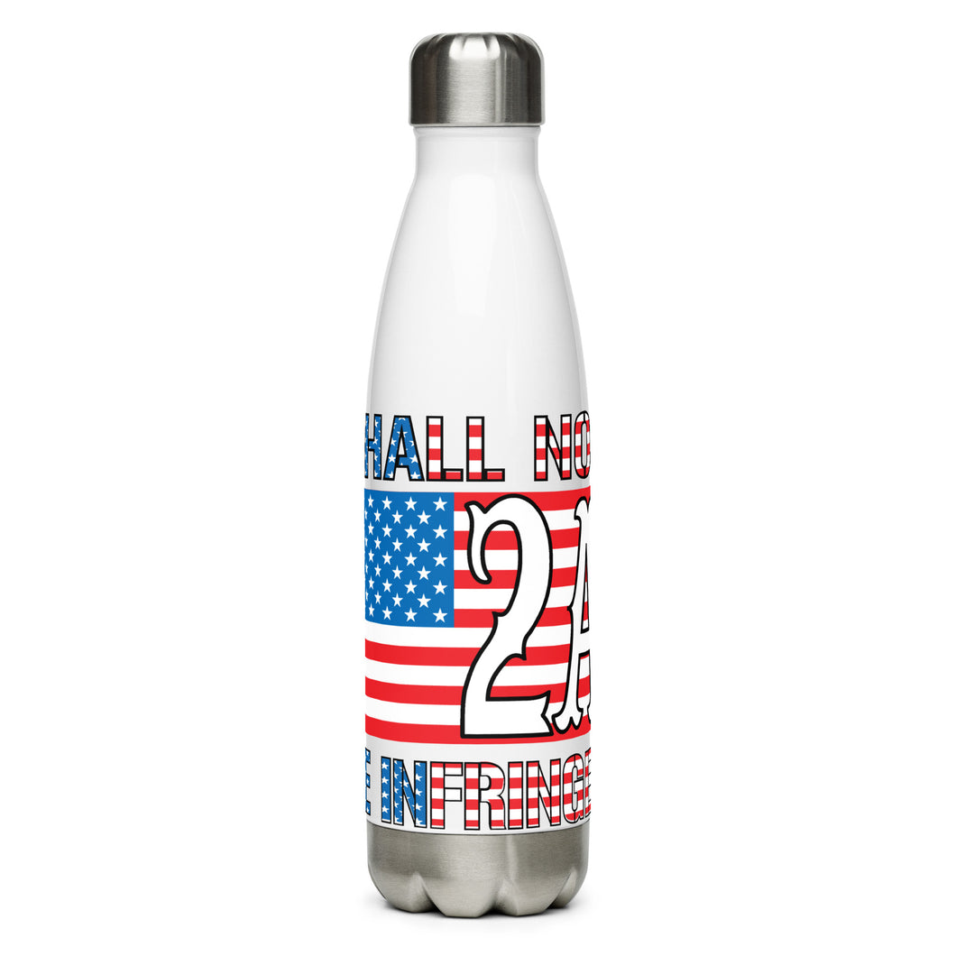 2A Shall NOT Be Infringed White Tumbler Bottle