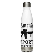 Load image into Gallery viewer, 2nd Amendment Supporter White Tumbler Bottle