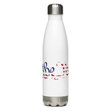 Load image into Gallery viewer, American Flag We The People White Tumbler Bottle