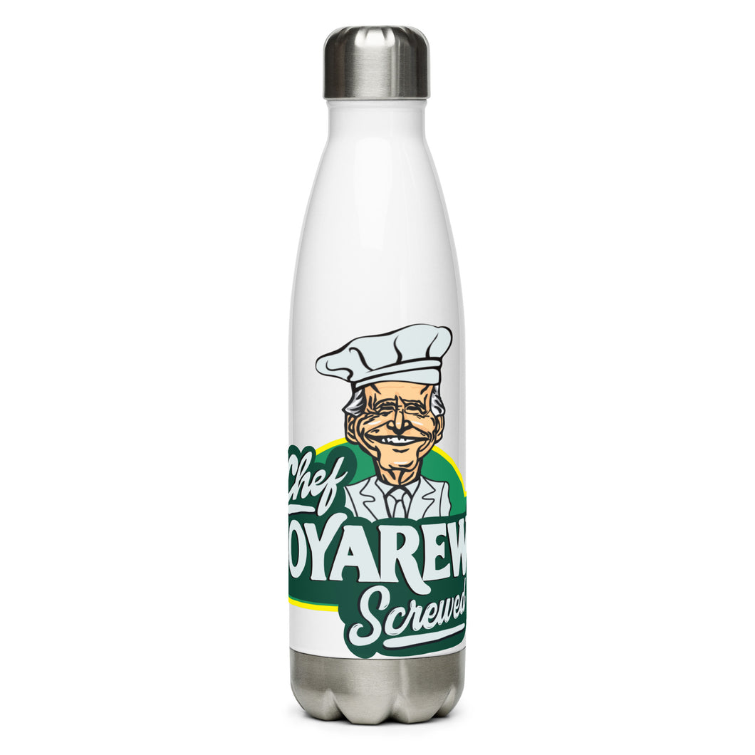 Chef Boyarewe Screwed White Tumbler Bottle