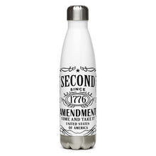 Load image into Gallery viewer, Second Amendment Whiskey White Tumbler Bottle