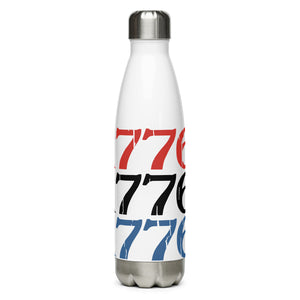 USA 1776 White Tumbler Bottle