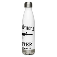 Load image into Gallery viewer, 2nd Amendment Supporter White Tumbler Bottle