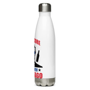 Abe Lincoln Beer White Tumbler Bottle