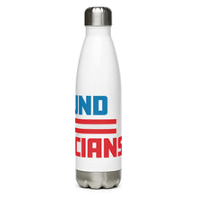 Load image into Gallery viewer, Red White and Blue Defund Politicians White Tumbler Bottle