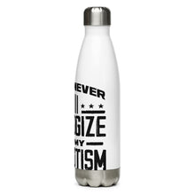 Load image into Gallery viewer, I Will Never Apologize White Tumbler Bottle