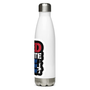 Red White and Pew White Tumbler Bottle