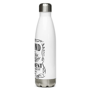 Second Amendment Whiskey White Tumbler Bottle