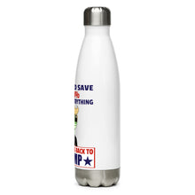 Load image into Gallery viewer, Switch Back to Trump White Tumbler Bottle