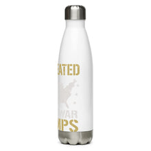 Load image into Gallery viewer, Undefeated World War Champs White Tumbler Bottle