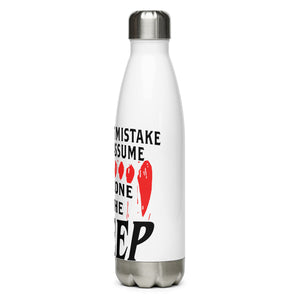 Your First Mistake White Tumbler Bottle