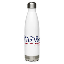 Load image into Gallery viewer, American Flag We The People White Tumbler Bottle