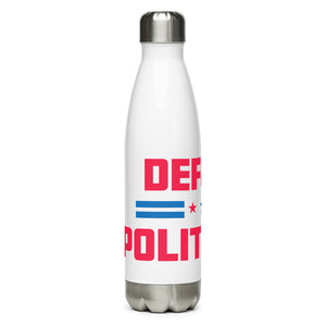 Defund Politicians Stars White Tumbler Bottle