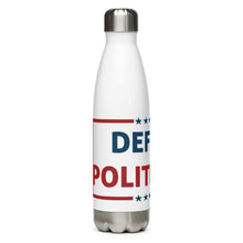 Load image into Gallery viewer, Defund Politicians White Tumbler Bottle