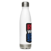 Load image into Gallery viewer, Red White and Pew White Tumbler Bottle