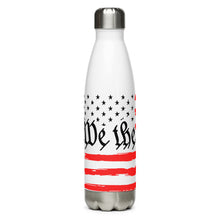 Load image into Gallery viewer, U.S.A. Flag We The People White Tumbler Bottle