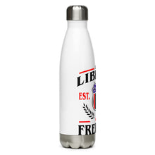 Load image into Gallery viewer, U.S.A. Freedom Liberty White Tumbler Bottle