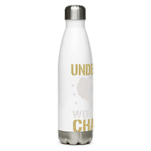 Load image into Gallery viewer, Undefeated World War Champs White Tumbler Bottle