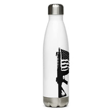 Load image into Gallery viewer, AR15 Flag pole White Tumbler Bottle