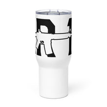 Load image into Gallery viewer, Black &amp; White AR15 Gun Tumbler with a handle