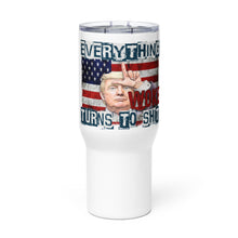 Load image into Gallery viewer, Everything Woke Tumbler with a handle