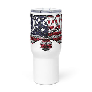 Freedom Eagle Tumbler with a handle