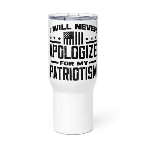 I Will NEVER Apologize Tumbler with a handle