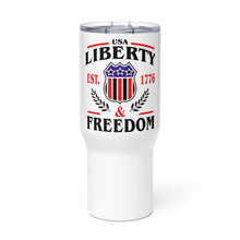 Load image into Gallery viewer, U.S.A. Liberty Freedom Tumbler with a handle